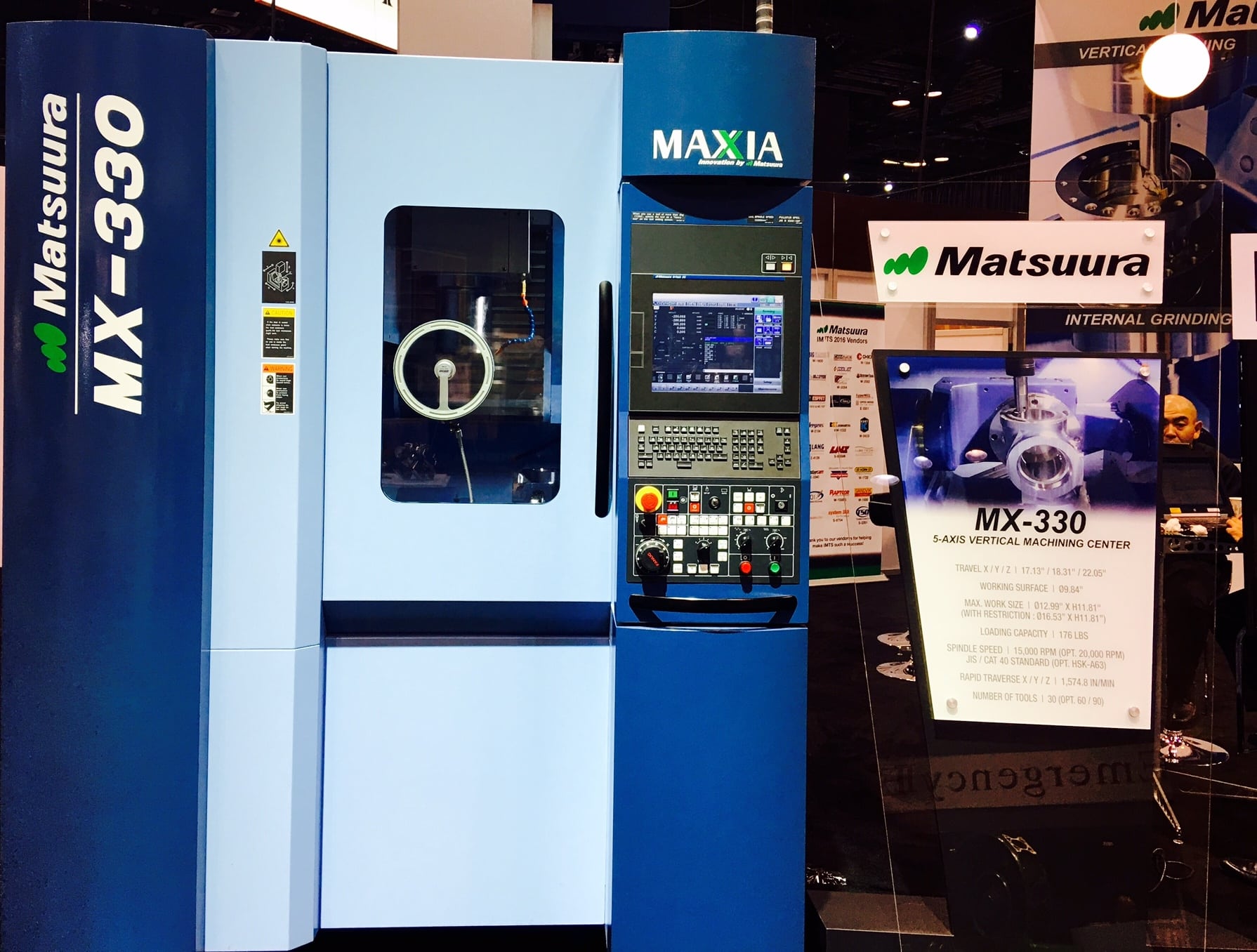 MATSUURA MX-330 5 MEETS MARKET DEMAND FOR SMALLER MX SERIES 5-AXIS